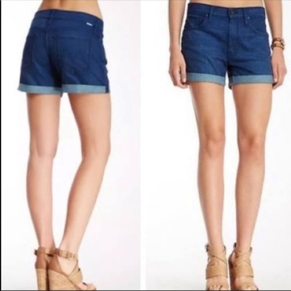 MOTHER Like New. Dropout Cuff Short- Bright Eyes (Size 27)